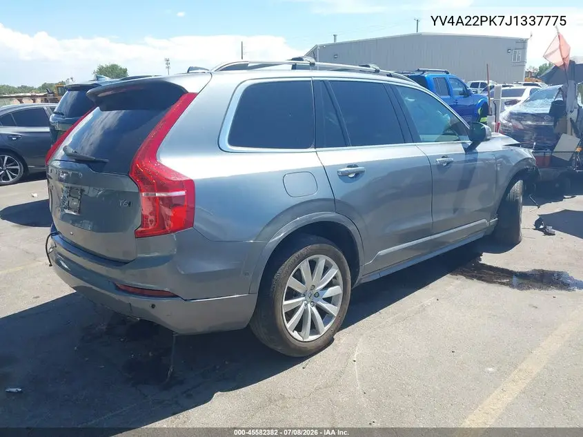 2018 Volvo Xc90 T6 Momentum VIN: YV4A22PK7J1337775 Lot: 45582382