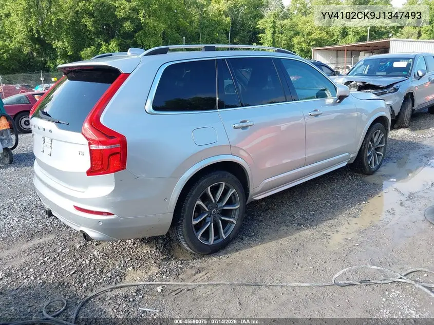 2018 Volvo Xc90 T5 Momentum VIN: YV4102CK9J1347493 Lot: 45590075