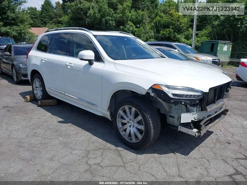 2018 Volvo Xc90 T6 Momentum VIN: YV4A22PK7J1323942 Lot: 45593582