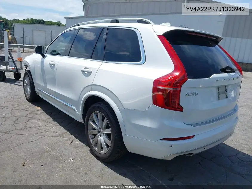 2018 Volvo Xc90 T6 Momentum VIN: YV4A22PK7J1323942 Lot: 45593582