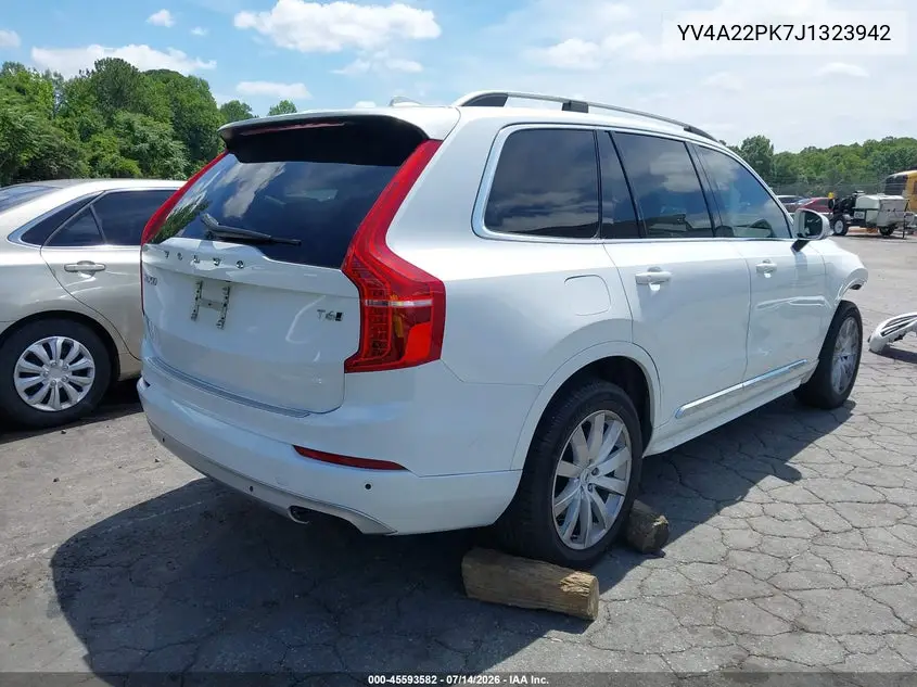 2018 Volvo Xc90 T6 Momentum VIN: YV4A22PK7J1323942 Lot: 45593582