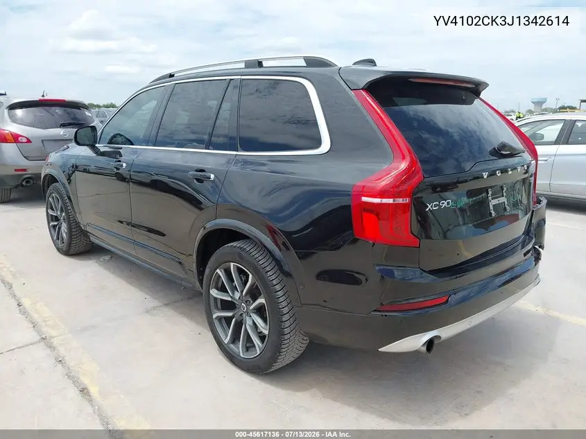 2018 Volvo Xc90 T5 Momentum VIN: YV4102CK3J1342614 Lot: 45617136