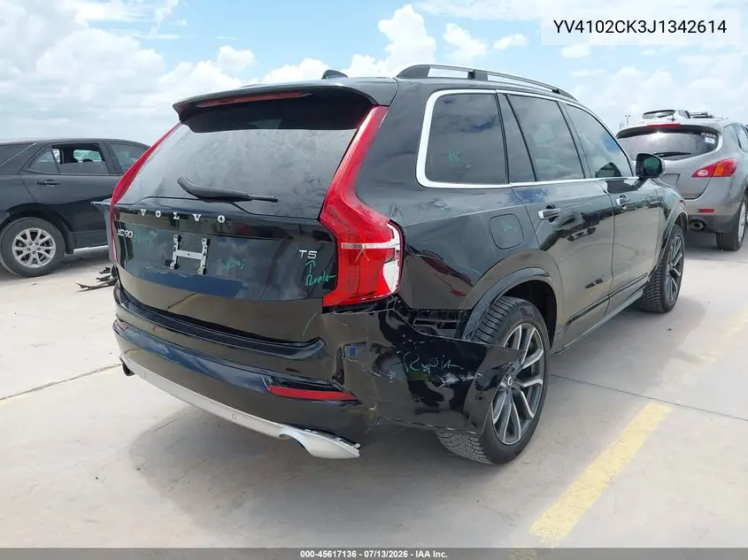 2018 Volvo Xc90 T5 Momentum VIN: YV4102CK3J1342614 Lot: 45617136