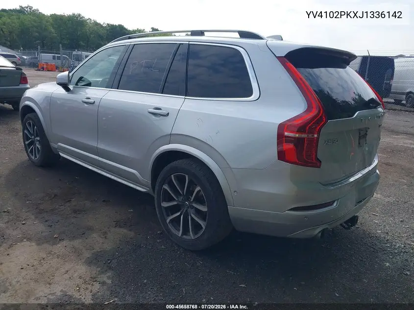 2018 Volvo Xc90 T5 Momentum VIN: YV4102PKXJ1336142 Lot: 45658768