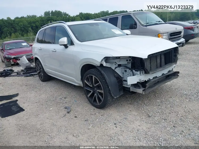 2018 Volvo Xc90 T6 Momentum VIN: YV4A22PK6J1323379 Lot: 45664766
