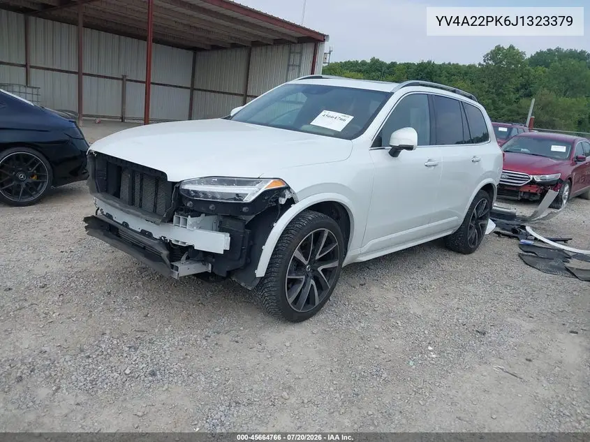 2018 Volvo Xc90 T6 Momentum VIN: YV4A22PK6J1323379 Lot: 45664766