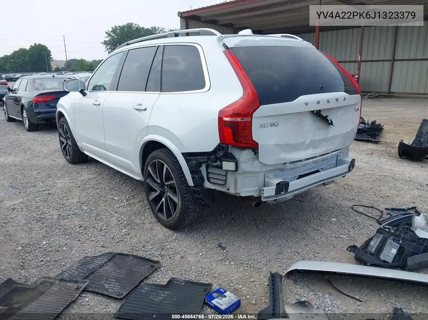 2018 Volvo Xc90 T6 Momentum VIN: YV4A22PK6J1323379 Lot: 45664766