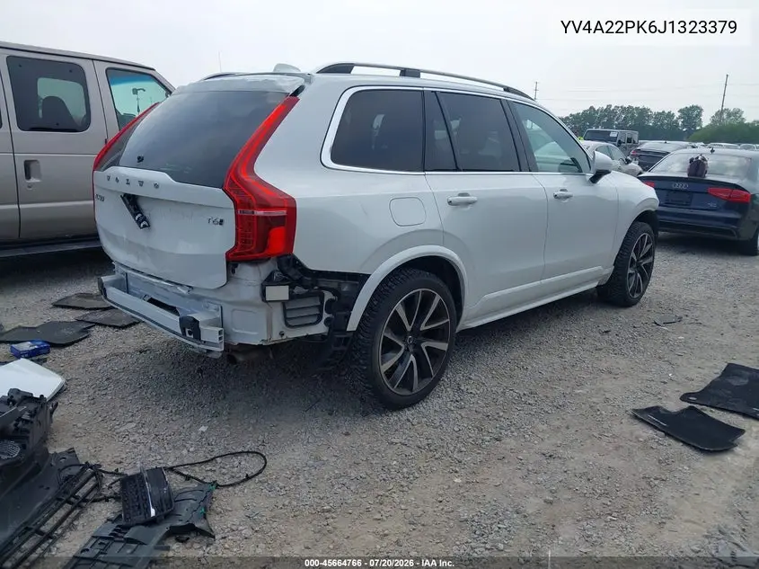 2018 Volvo Xc90 T6 Momentum VIN: YV4A22PK6J1323379 Lot: 45664766