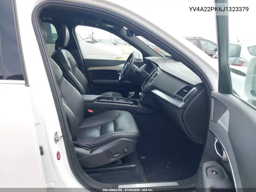 2018 Volvo Xc90 T6 Momentum VIN: YV4A22PK6J1323379 Lot: 45664766