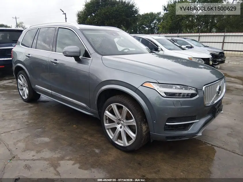 2019 Volvo Xc90 Hybrid T8 Inscription VIN: YV4BR0CL6K1500629 Lot: 45248135