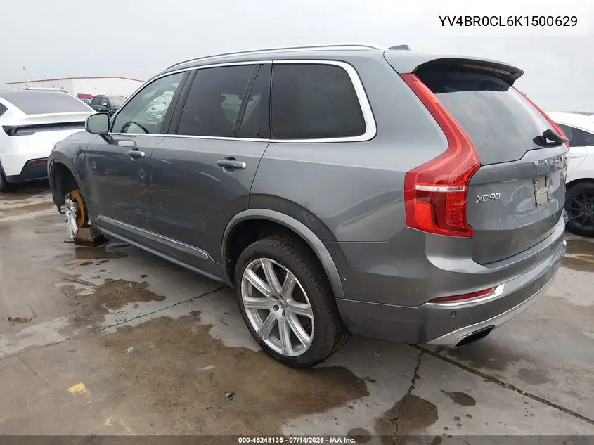 2019 Volvo Xc90 Hybrid T8 Inscription VIN: YV4BR0CL6K1500629 Lot: 45248135