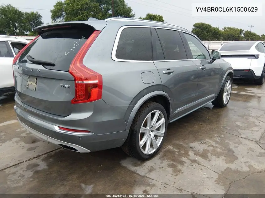 2019 Volvo Xc90 Hybrid T8 Inscription VIN: YV4BR0CL6K1500629 Lot: 45248135