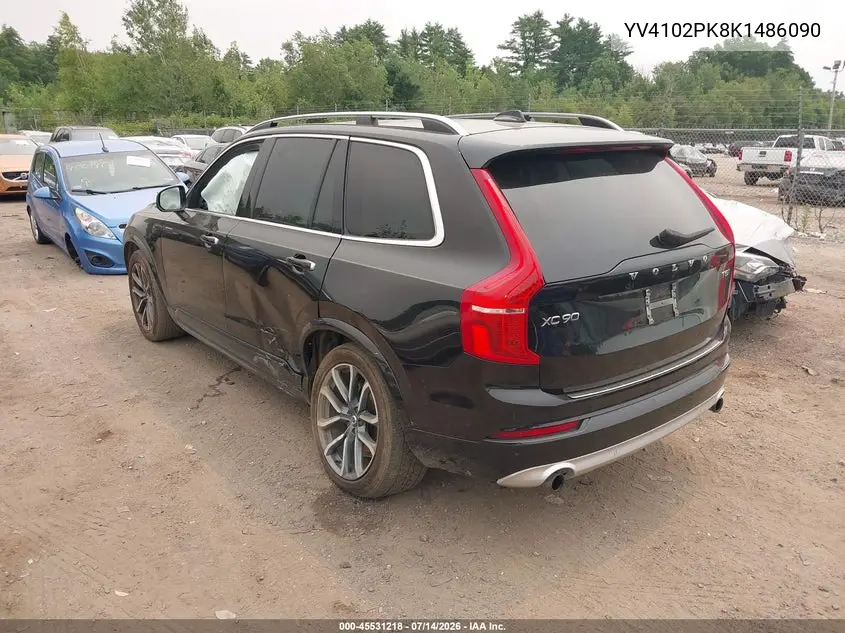 2019 Volvo Xc90 T5 Momentum VIN: YV4102PK8K1486090 Lot: 45531218
