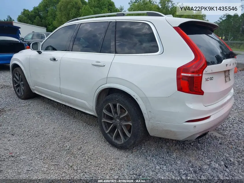 2019 Volvo Xc90 T6 Momentum VIN: YV4A22PK9K1435546 Lot: 45561923