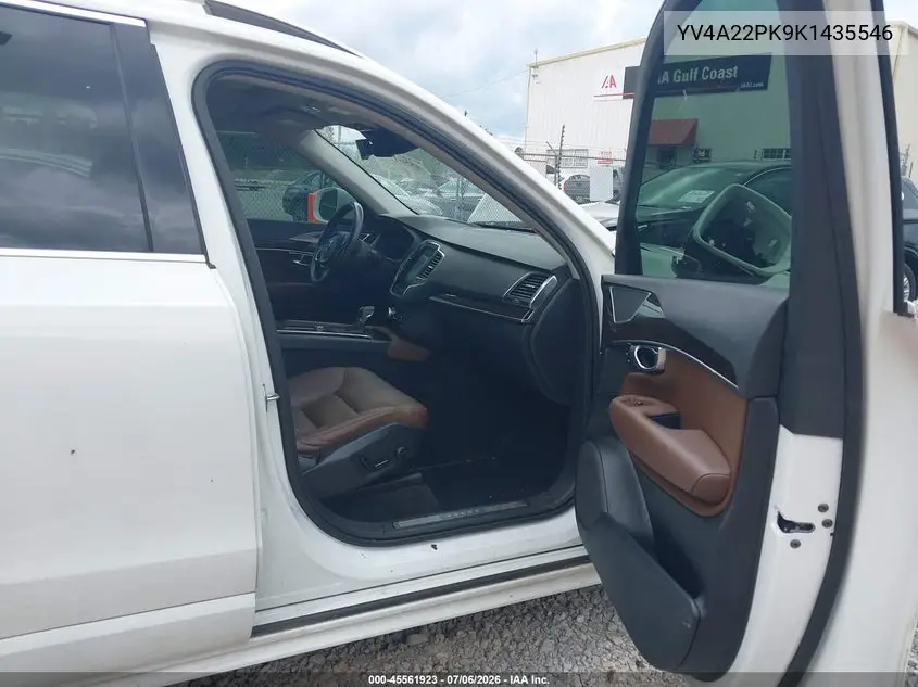 2019 Volvo Xc90 T6 Momentum VIN: YV4A22PK9K1435546 Lot: 45561923
