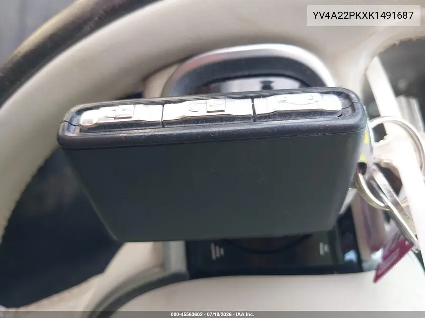2019 Volvo Xc90 T6 Momentum VIN: YV4A22PKXK1491687 Lot: 45563602