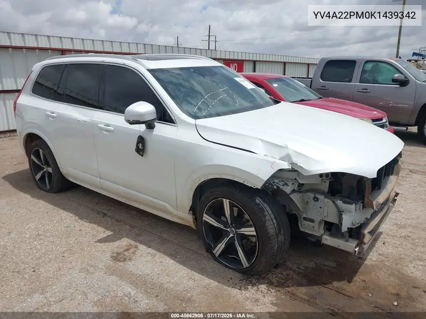 2019 Volvo Xc90 T6 R-Design VIN: YV4A22PM0K1439342 Lot: 45662906