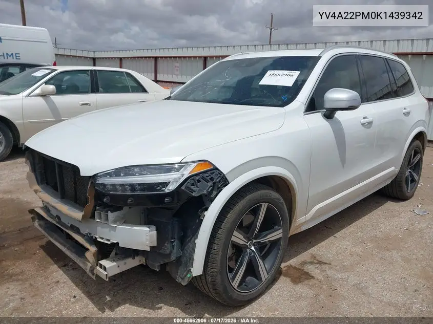 2019 Volvo Xc90 T6 R-Design VIN: YV4A22PM0K1439342 Lot: 45662906