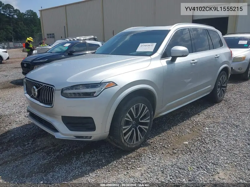 2020 Volvo Xc90 T5 Momentum 7 Passenger VIN: YV4102CK9L1555215 Lot: 45502032