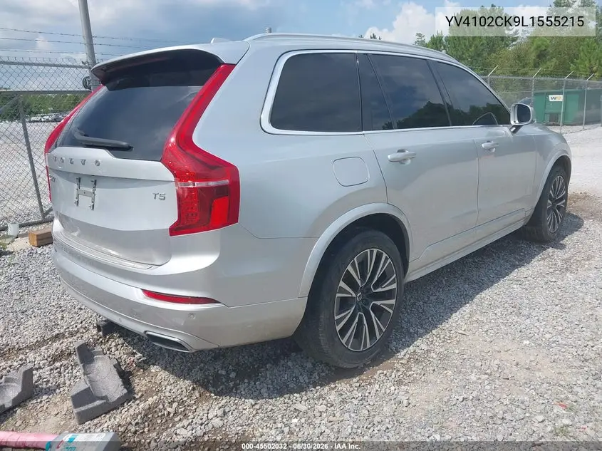 2020 Volvo Xc90 T5 Momentum 7 Passenger VIN: YV4102CK9L1555215 Lot: 45502032