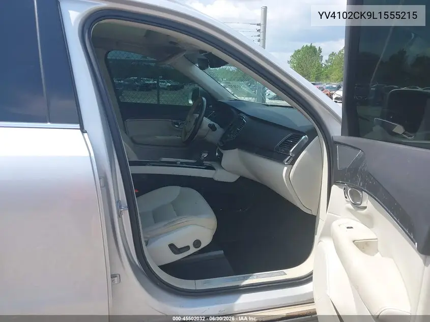 2020 Volvo Xc90 T5 Momentum 7 Passenger VIN: YV4102CK9L1555215 Lot: 45502032