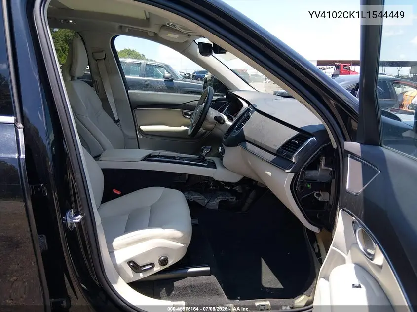 2020 Volvo Xc90 T5 Momentum 7 Passenger VIN: YV4102CK1L1544449 Lot: 45576164