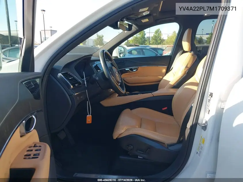 2021 Volvo Xc90 T6 Inscription 7 Passenger VIN: YV4A22PL7M1709371 Lot: 45609316