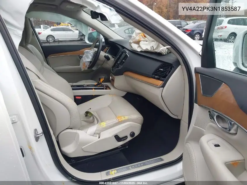 YV4A22PK3N1853587 2022 Volvo Xc90 T6 Momentum 7 Passenger