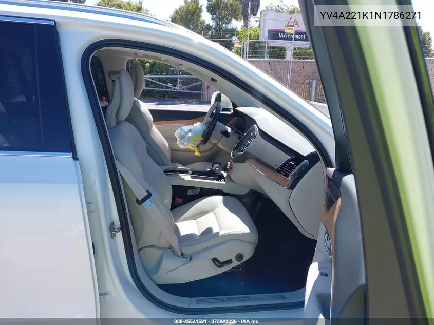 2022 Volvo Xc90 T6 Momentum 6 Passenger VIN: YV4A221K1N1786271 Lot: 45541591