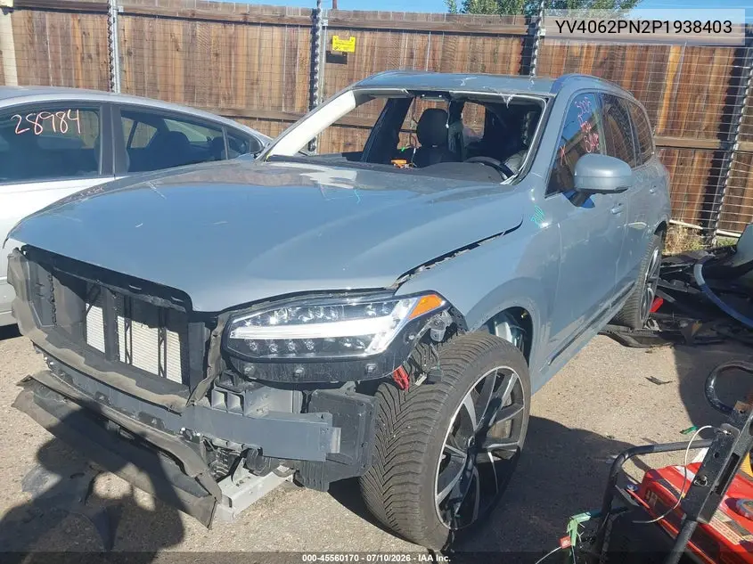 2023 Volvo Xc90 B6 Plus 7-Seater VIN: YV4062PN2P1938403 Lot: 45560170