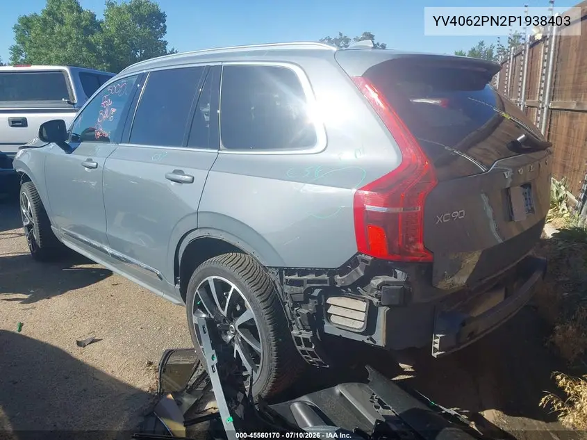 2023 Volvo Xc90 B6 Plus 7-Seater VIN: YV4062PN2P1938403 Lot: 45560170