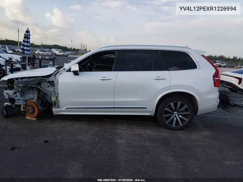 2024 Volvo Xc90 B5 Plus Bright Theme VIN: YV4L12PEXR1226994 Lot: 45657853
