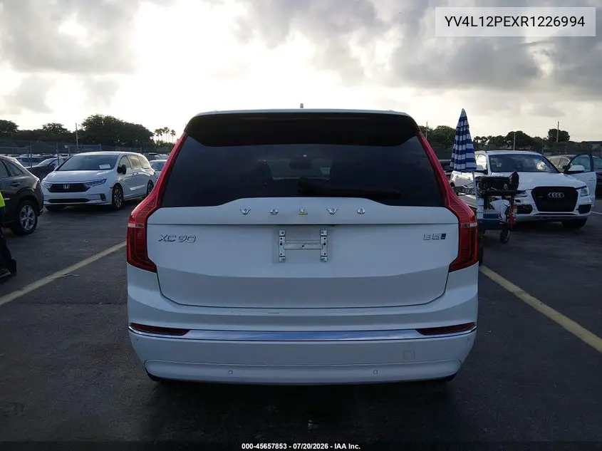 2024 Volvo Xc90 B5 Plus Bright Theme VIN: YV4L12PEXR1226994 Lot: 45657853