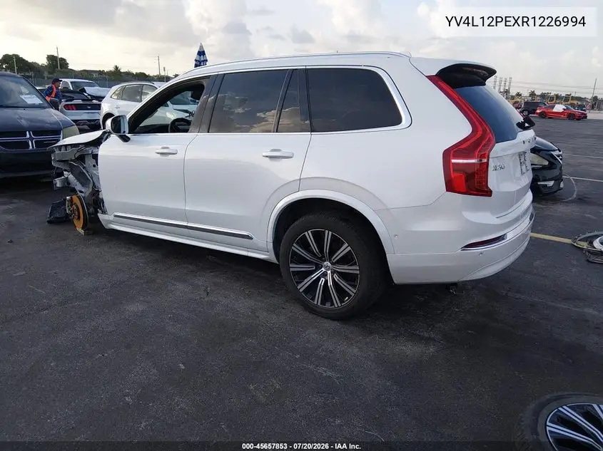 2024 Volvo Xc90 B5 Plus Bright Theme VIN: YV4L12PEXR1226994 Lot: 45657853