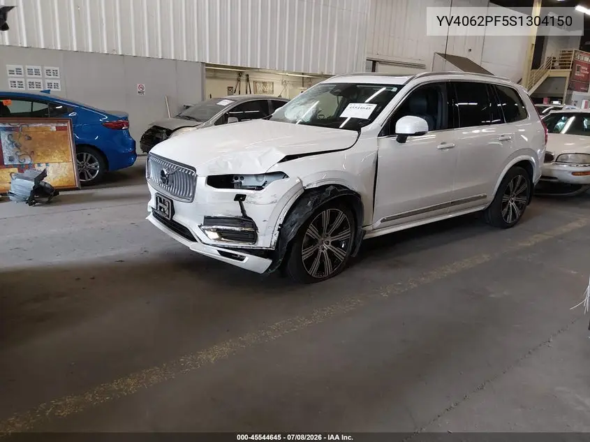 2025 Volvo Xc90 B6 Ultra VIN: YV4062PF5S1304150 Lot: 45544645