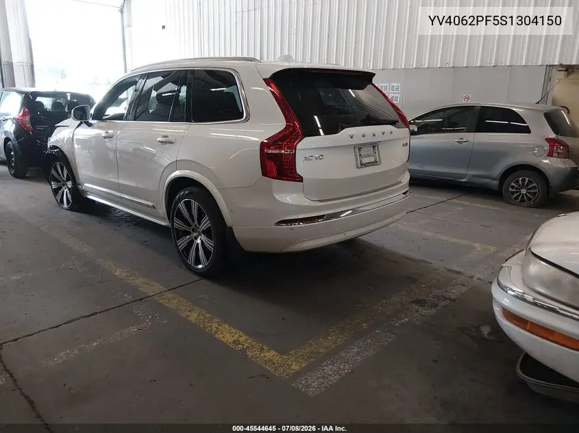 2025 Volvo Xc90 B6 Ultra VIN: YV4062PF5S1304150 Lot: 45544645