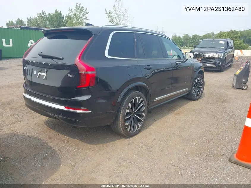 2025 Volvo Xc90 B5 Core VIN: YV4M12PA2S1362480 Lot: 45617331