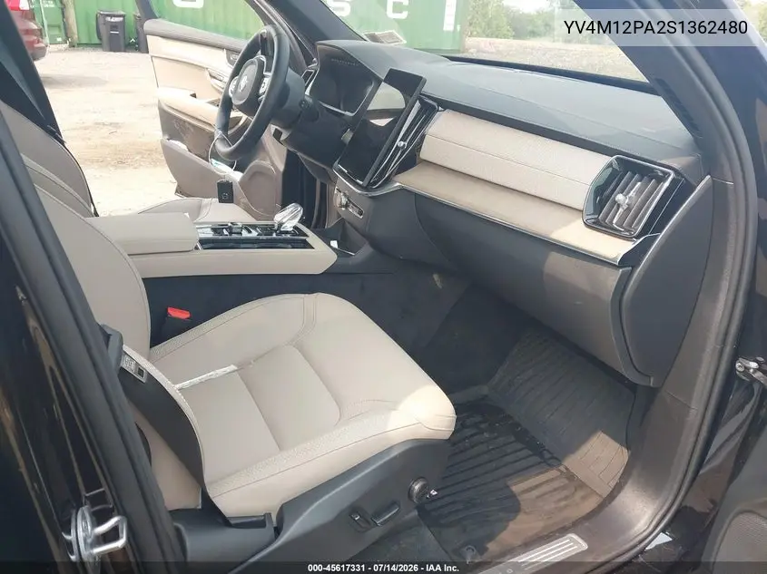 2025 Volvo Xc90 B5 Core VIN: YV4M12PA2S1362480 Lot: 45617331