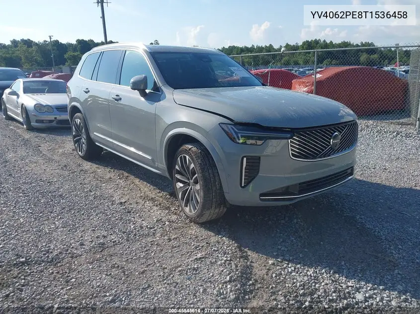 2026 Volvo Xc90 Plus, B6 Awd Gas (Mild Hybrid), Gasoline, Bright, 7 Seats VIN: YV4062PE8T1536458 Lot: 45545614