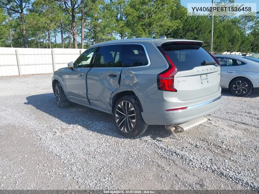 2026 Volvo Xc90 Plus, B6 Awd Gas (Mild Hybrid), Gasoline, Bright, 7 Seats VIN: YV4062PE8T1536458 Lot: 45545614