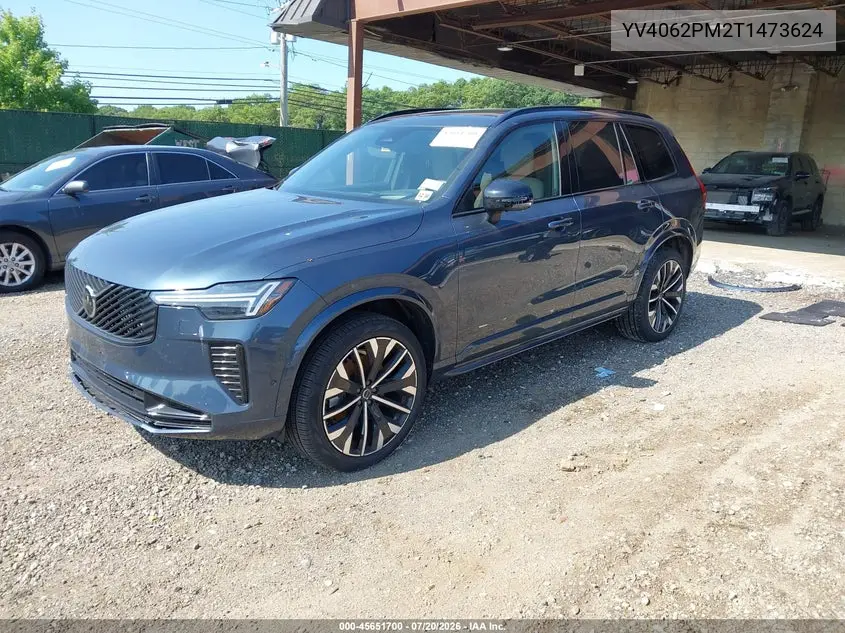 2026 Volvo Xc90 Ultra Dark Theme, B6 Awd Gas (Mild Hybrid), Gasoline, 7 Seats VIN: YV4062PM2T1473624 Lot: 45651700