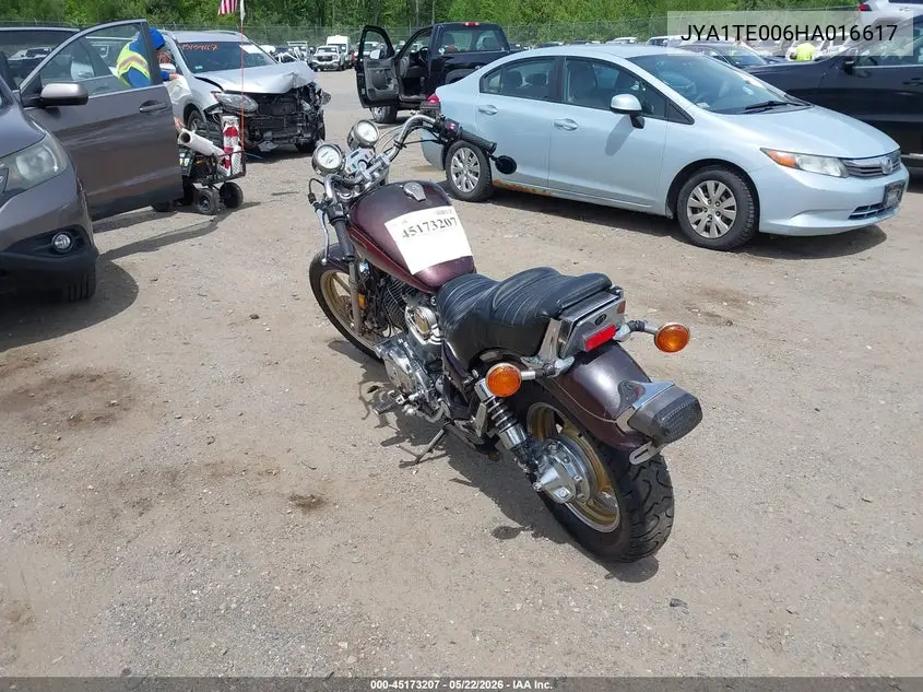 1987 Yamaha Xv1100 VIN: JYA1TE006HA016617 Lot: 45173207