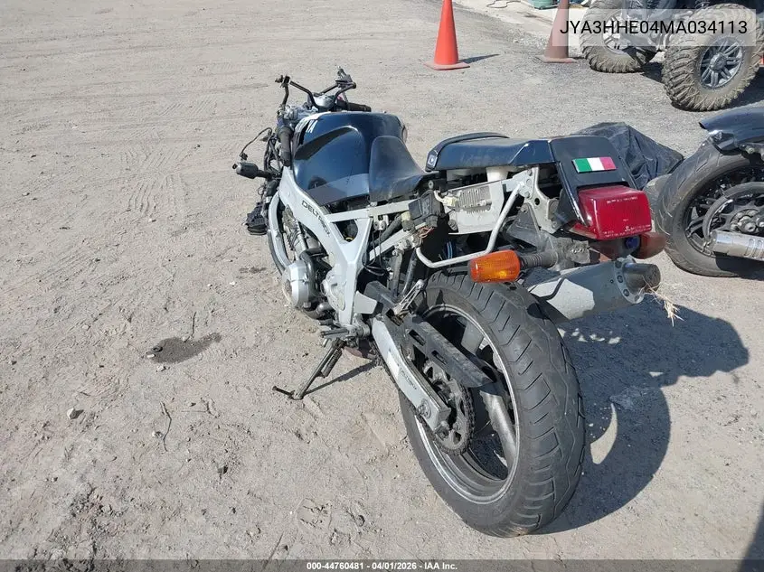 1991 Yamaha Fzr600 R VIN: JYA3HHE04MA034113 Lot: 44760481