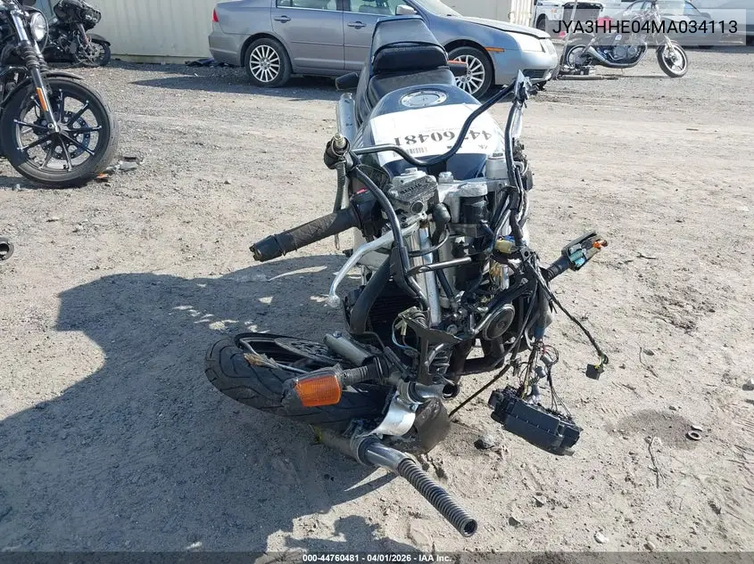 1991 Yamaha Fzr600 R VIN: JYA3HHE04MA034113 Lot: 44760481