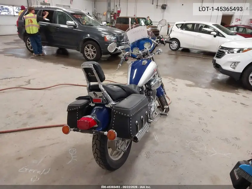 1996 Yamaha Xv750 VIN: JYA3ALE02TA049571 Lot: 45365493