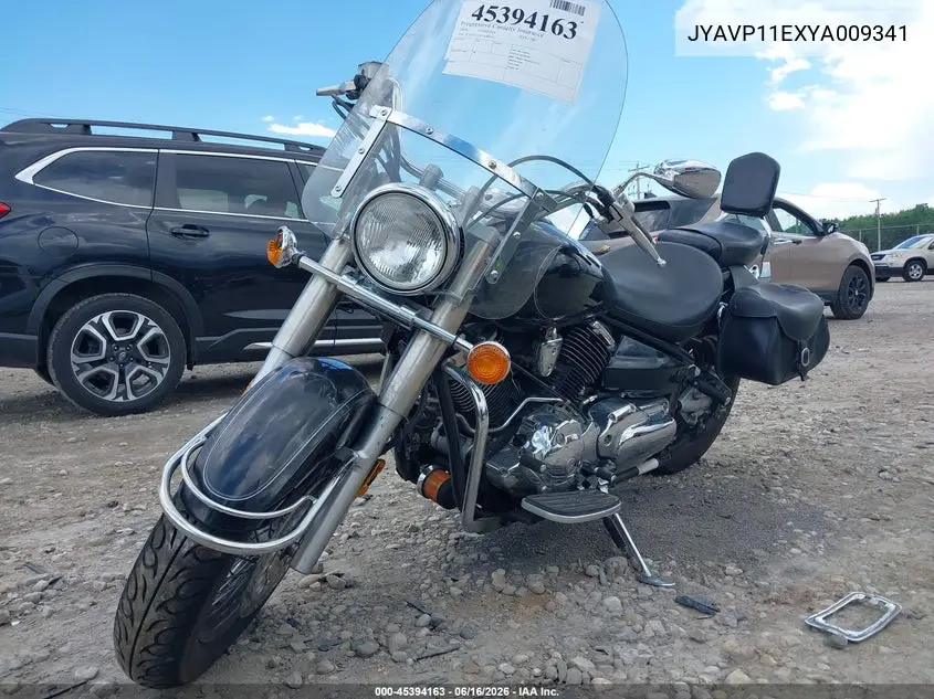 2000 Yamaha Xvs1100 VIN: JYAVP11EXYA009341 Lot: 45394163
