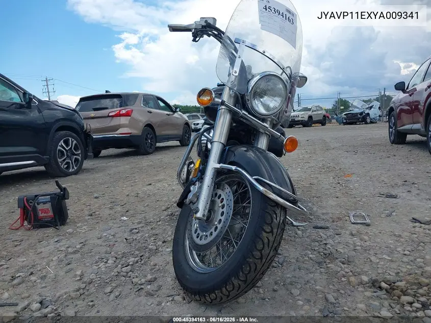 2000 Yamaha Xvs1100 VIN: JYAVP11EXYA009341 Lot: 45394163