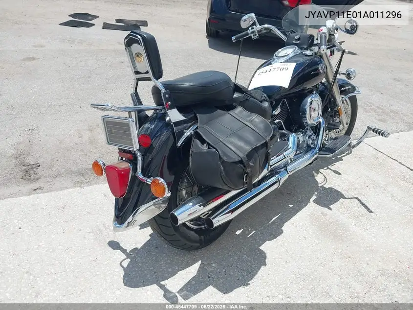2001 Yamaha Xvs1100 VIN: JYAVP11E01A011296 Lot: 45447709
