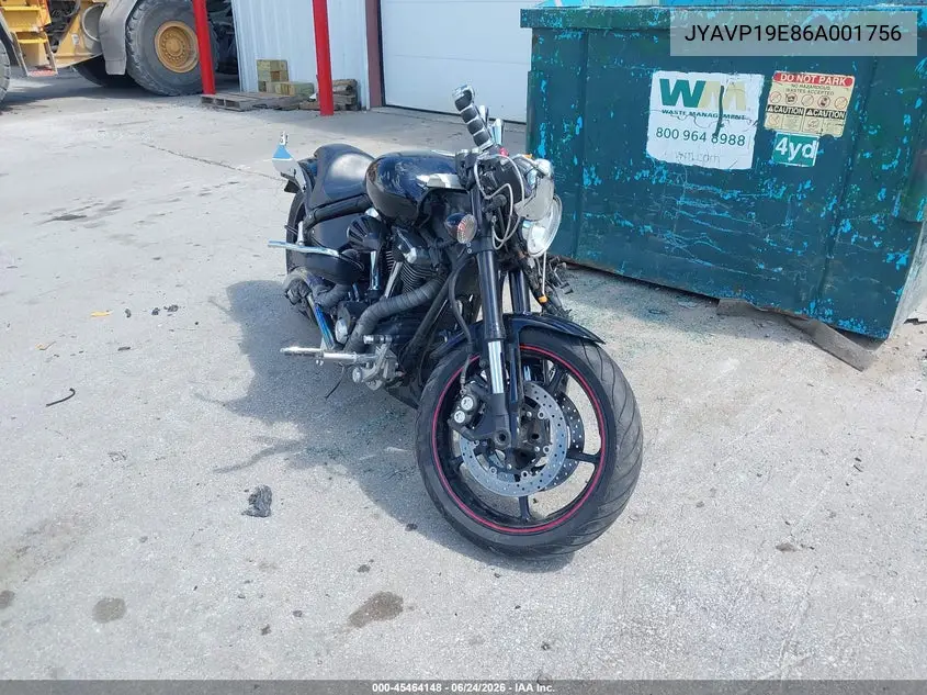 2006 Yamaha Xv1700 Pc VIN: JYAVP19E86A001756 Lot: 45464148