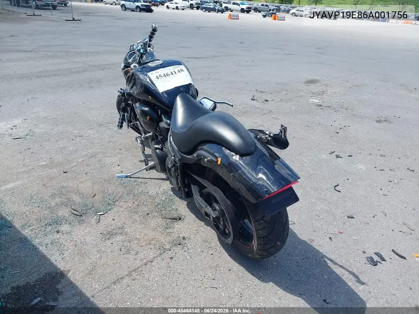 2006 Yamaha Xv1700 Pc VIN: JYAVP19E86A001756 Lot: 45464148